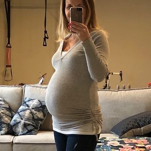 🤰🏼 HOODED MATERNITY THERMAL HENLEY